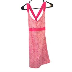 Title Nine Pink & White Patterned Athletic Dress Size Small Tennis Golf